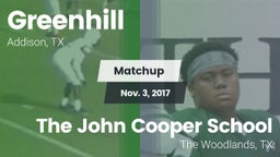 Matchup: Greenhill High vs. The John Cooper School 2017