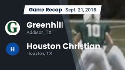 Recap: Greenhill  vs. Houston Christian  2018