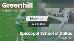 Matchup: Greenhill High vs. Episcopal School of Dallas 2018