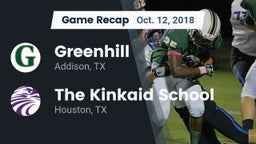 Recap: Greenhill  vs. The Kinkaid School 2018