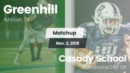 Matchup: Greenhill High vs. Casady School 2018
