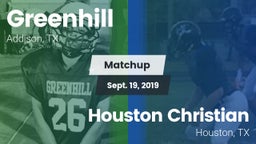 Matchup: Greenhill High vs. Houston Christian  2019