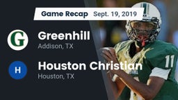 Recap: Greenhill  vs. Houston Christian  2019