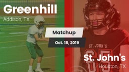 Matchup: Greenhill High vs. St. John's  2019