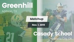 Matchup: Greenhill High vs. Casady School 2019