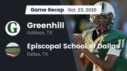 Recap: Greenhill  vs. Episcopal School of Dallas 2020