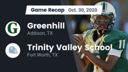 Recap: Greenhill  vs. Trinity Valley School 2020
