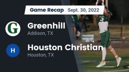 Recap: Greenhill  vs. Houston Christian  2022