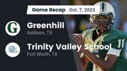 Recap: Greenhill  vs. Trinity Valley School 2023