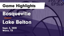 Bosqueville  vs Lake Belton   Game Highlights - Sept. 5, 2020
