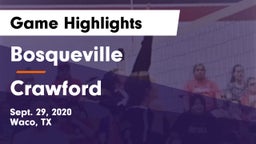 Bosqueville  vs Crawford  Game Highlights - Sept. 29, 2020
