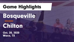 Bosqueville  vs Chilton Game Highlights - Oct. 20, 2020