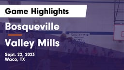 Bosqueville  vs Valley Mills  Game Highlights - Sept. 22, 2023