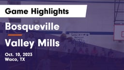 Bosqueville  vs Valley Mills  Game Highlights - Oct. 10, 2023