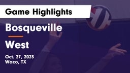 Bosqueville  vs West  Game Highlights - Oct. 27, 2023