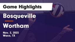 Bosqueville  vs Wortham  Game Highlights - Nov. 2, 2023