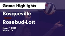 Bosqueville  vs Rosebud-Lott  Game Highlights - Nov. 7, 2023