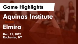 Aquinas Institute  vs Elmira  Game Highlights - Dec. 21, 2019