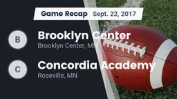 Recap: Brooklyn Center  vs. Concordia Academy 2017