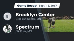 Recap: Brooklyn Center  vs. Spectrum  2017