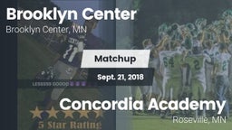Matchup: Brooklyn Center vs. Concordia Academy 2018