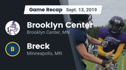 Recap: Brooklyn Center  vs. Breck  2019
