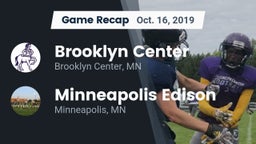 Recap: Brooklyn Center  vs. Minneapolis Edison  2019