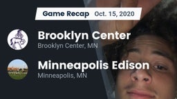 Recap: Brooklyn Center  vs. Minneapolis Edison  2020