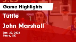 Tuttle  vs John Marshall  Game Highlights - Jan. 20, 2022