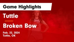 Tuttle  vs Broken Bow  Game Highlights - Feb. 22, 2024