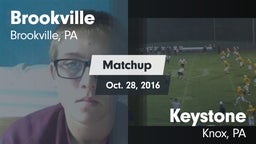 Matchup: Brookville High vs. Keystone  2016