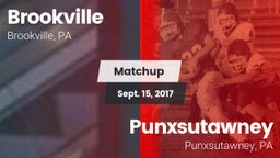 Matchup: Brookville High vs. Punxsutawney  2017