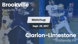 Matchup: Brookville High vs. Clarion-Limestone  2017