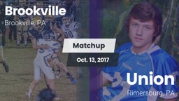 Matchup: Brookville High vs. Union  2017