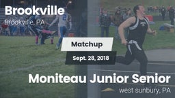 Matchup: Brookville High vs. Moniteau Junior Senior  2018