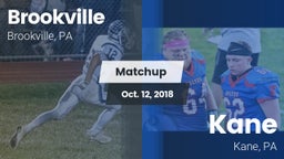 Matchup: Brookville High vs. Kane  2018