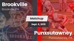 Matchup: Brookville High vs. Punxsutawney  2019