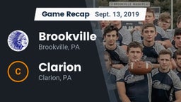 Recap: Brookville  vs. Clarion  2019