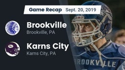 Recap: Brookville  vs. Karns City  2019