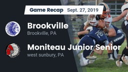 Recap: Brookville  vs. Moniteau Junior Senior  2019