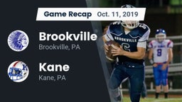 Recap: Brookville  vs. Kane  2019