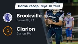 Recap: Brookville  vs. Clarion  2020