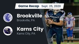 Recap: Brookville  vs. Karns City  2020