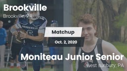 Matchup: Brookville High vs. Moniteau Junior Senior  2020