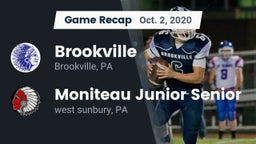 Recap: Brookville  vs. Moniteau Junior Senior  2020