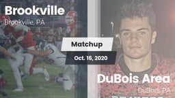 Matchup: Brookville High vs. DuBois Area  2020
