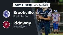 Recap: Brookville  vs. Ridgway  2020