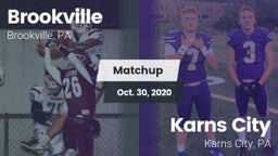 Matchup: Brookville High vs. Karns City  2020