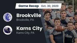 Recap: Brookville  vs. Karns City  2020