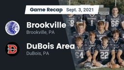Recap: Brookville  vs. DuBois Area  2021